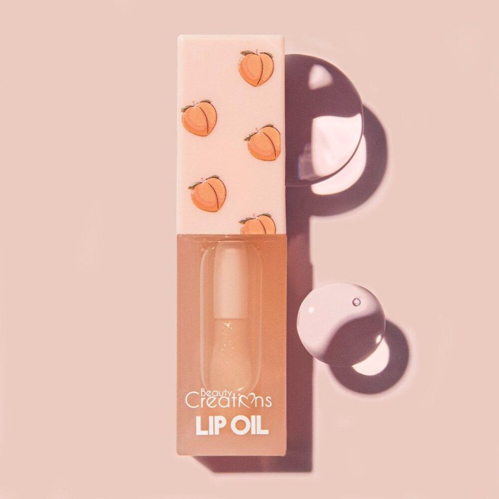 Beauty Creations Peach Lip Oil & Peach Lip Scrub Set NWT